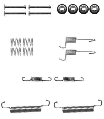 HELLA PAGID Tarvikesarja, jarrukengät 8DZ 355 201-041